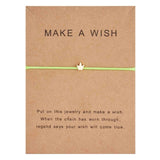 Rinhoo Fashion Woven Adjustable Bracelet With Card Infinity Love Gold Crown Star Charm Bracelet for Girls Jewelry Drop Shipping